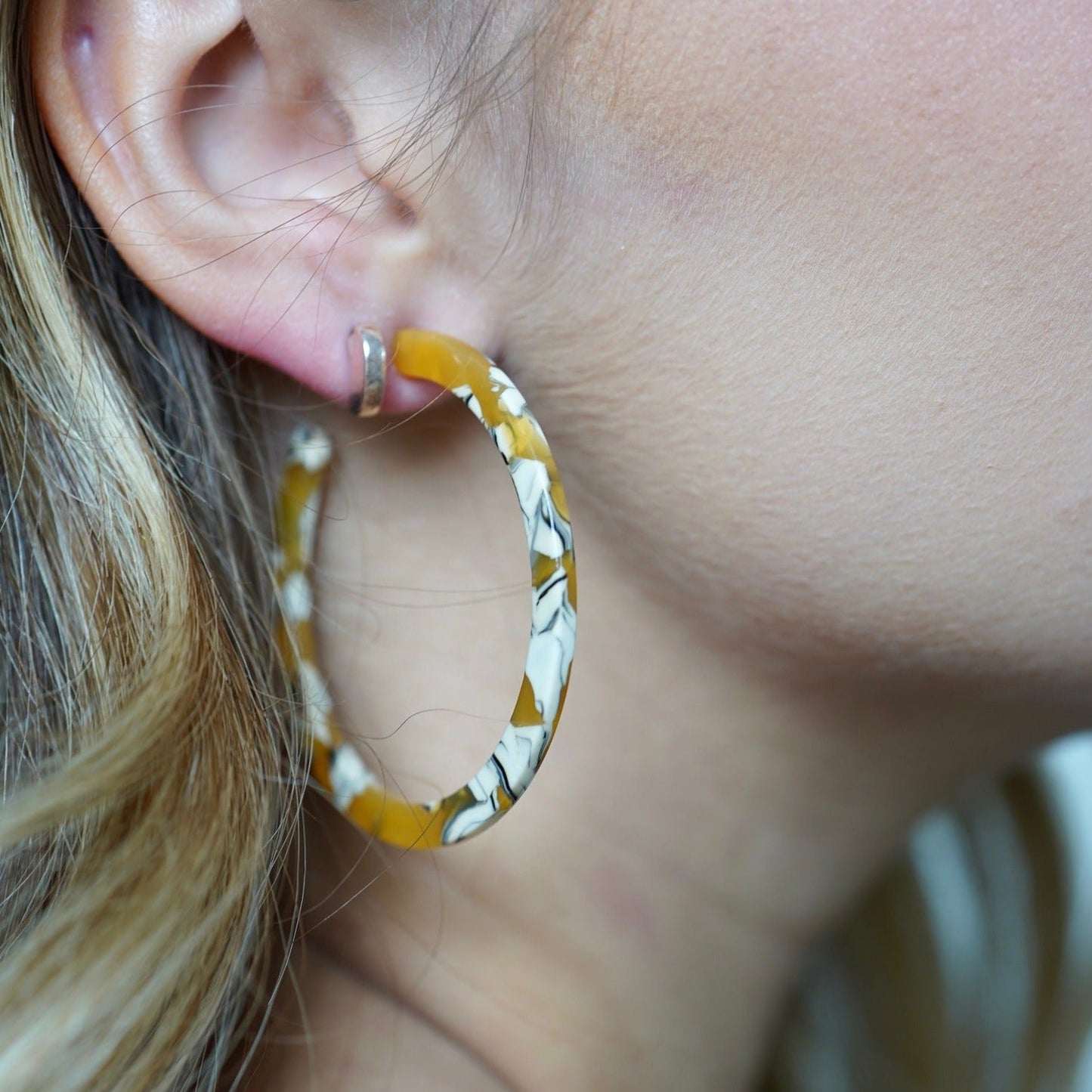 Holly Hoop (Medium) - Mustard