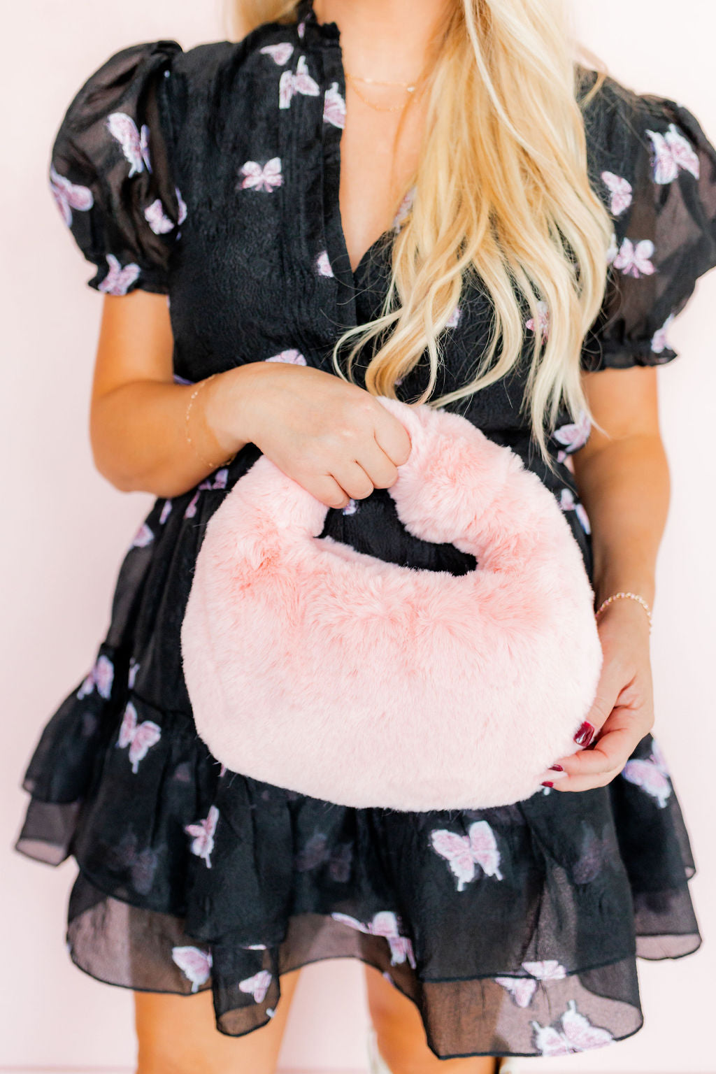 Charlotte Faux Fur Bag