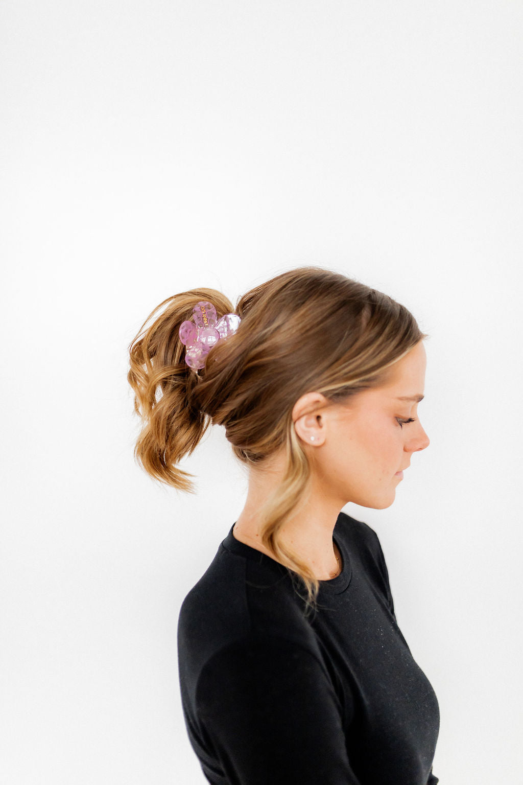 Hair Clip - Gigi Pink Crackle