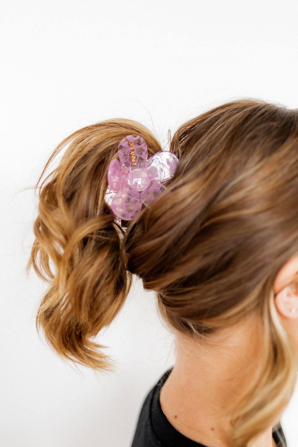 Hair Clip - Gigi Pink Crackle