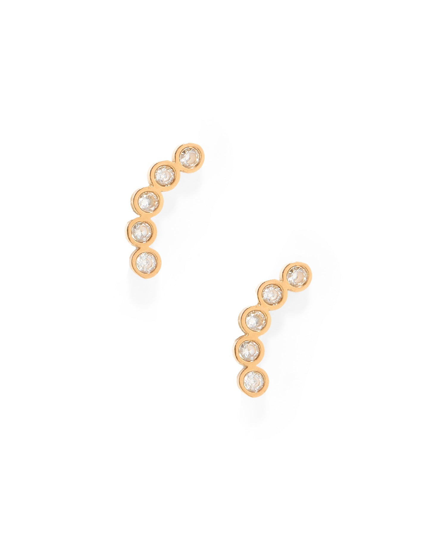 Screwback Stud Earrings - Abigail Sparkle