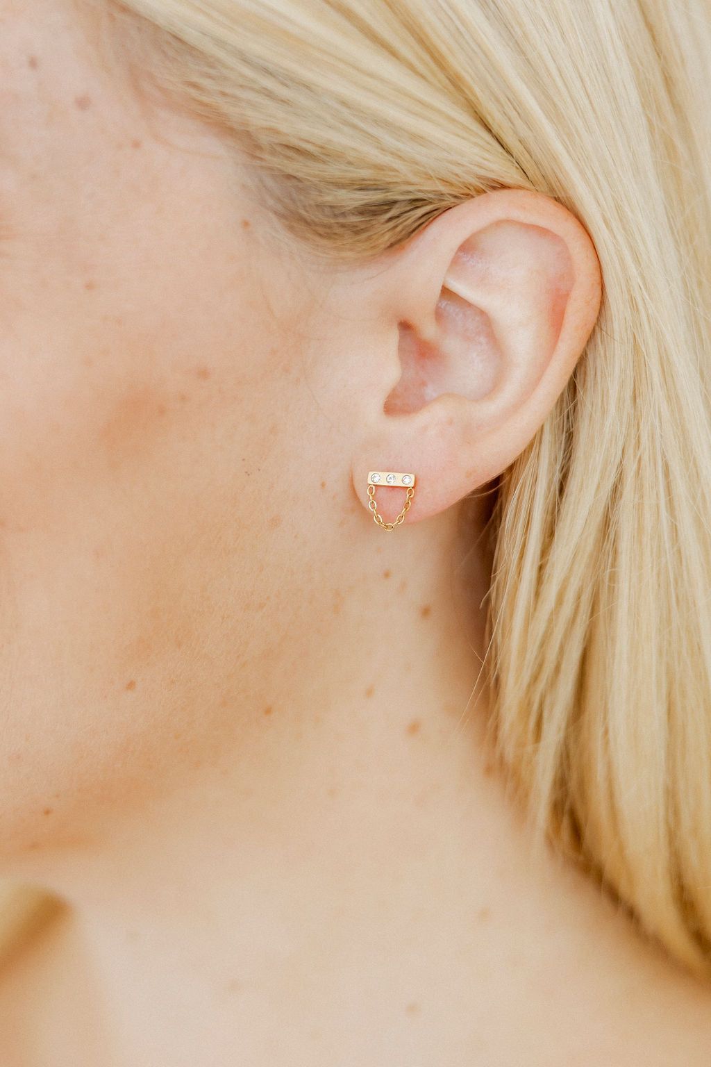 Screwback Stud Earrings - Channing