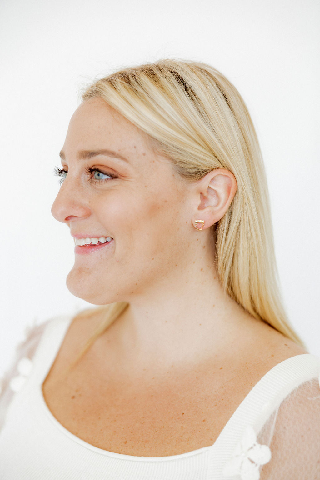 Screwback Stud Earrings - Channing