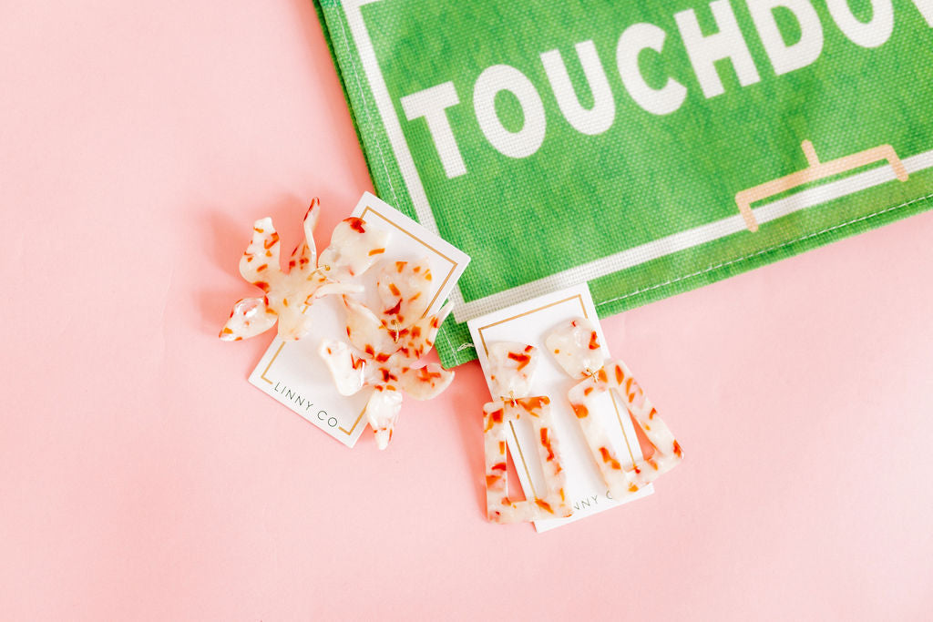 Kennedy Statement Earrings - Texas Pearl