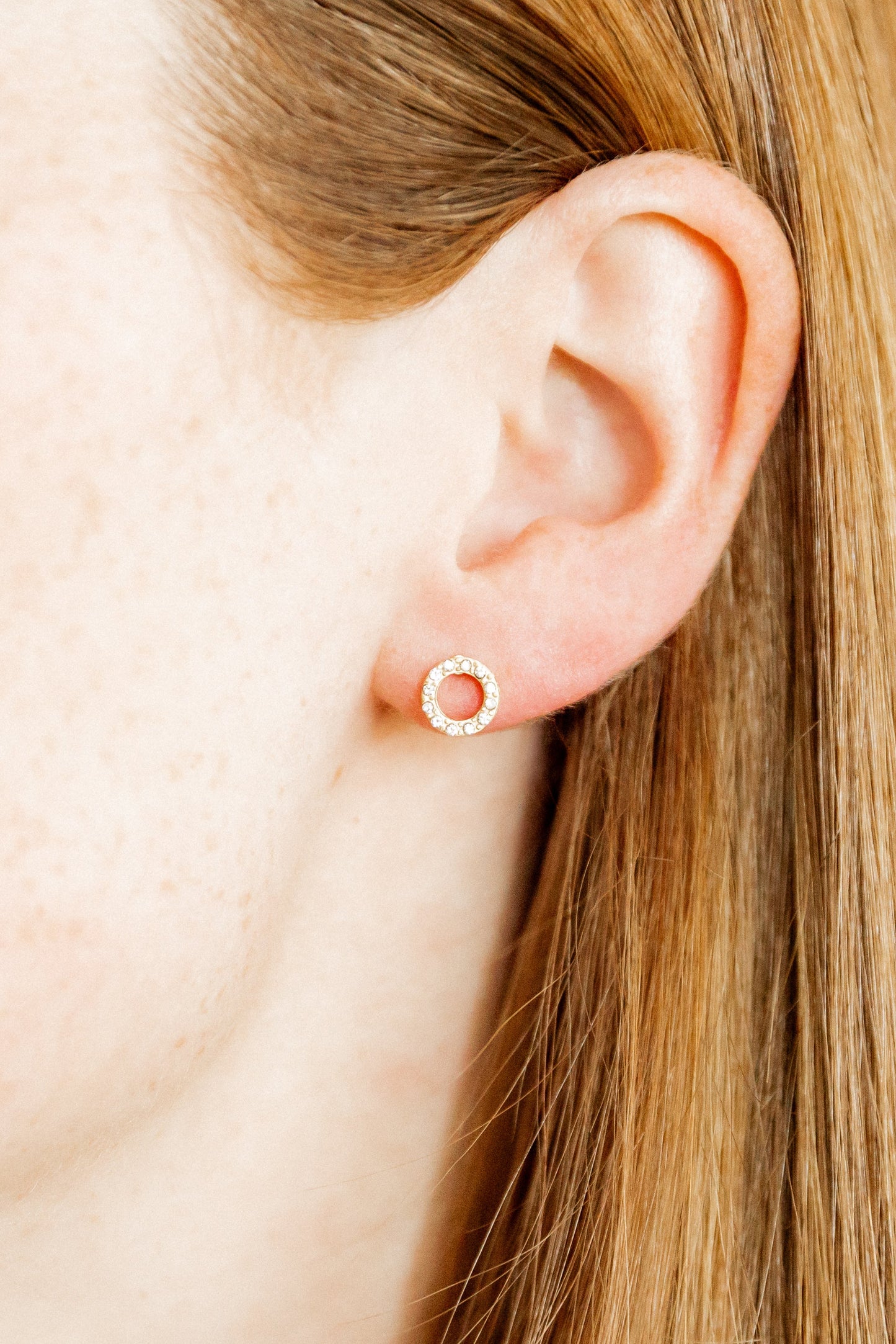 Screwback Stud Earrings - Lainey Gold