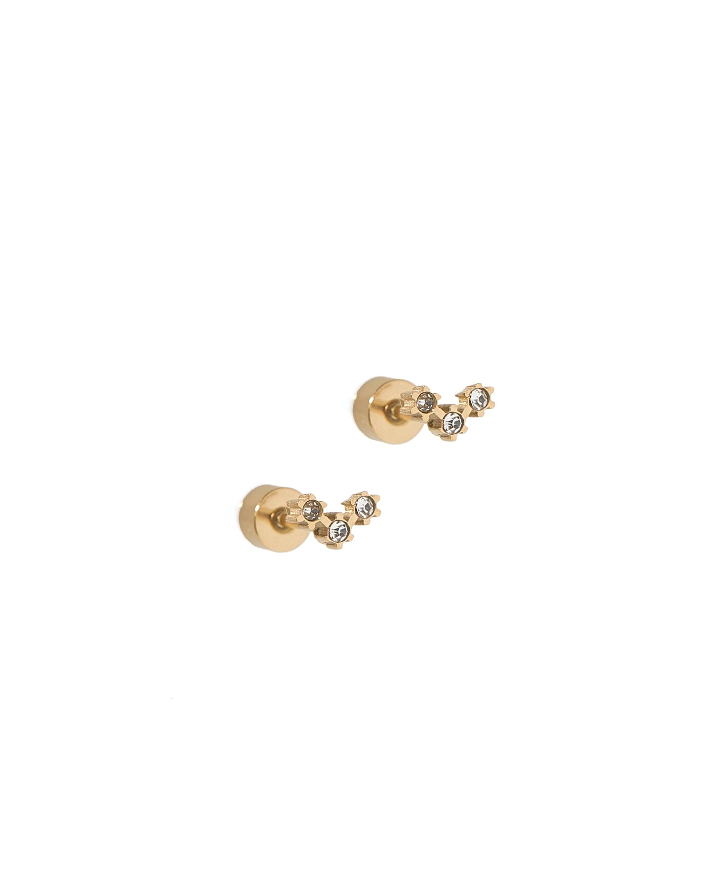 Screwback Stud Earrings - Sienna