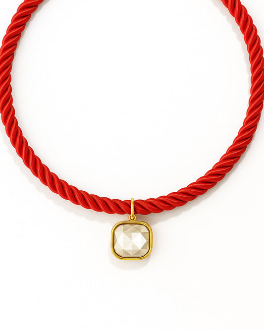 Necklace - Tailyn Rope Red
