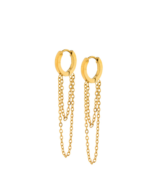 Huggie Earrings - Gwen Gold