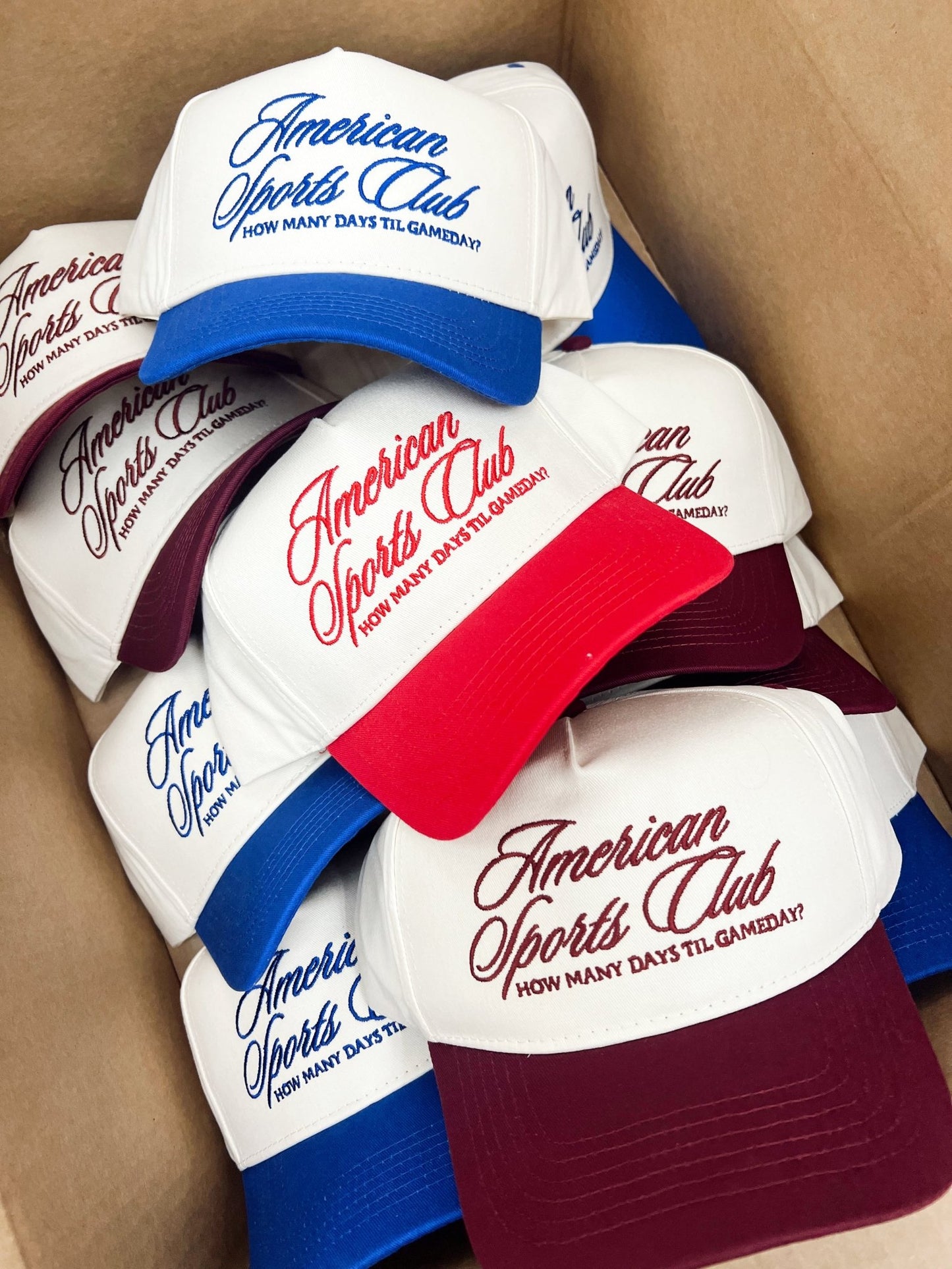 American Sports Club Vintage Trucker Hat - Shop LINNY CO