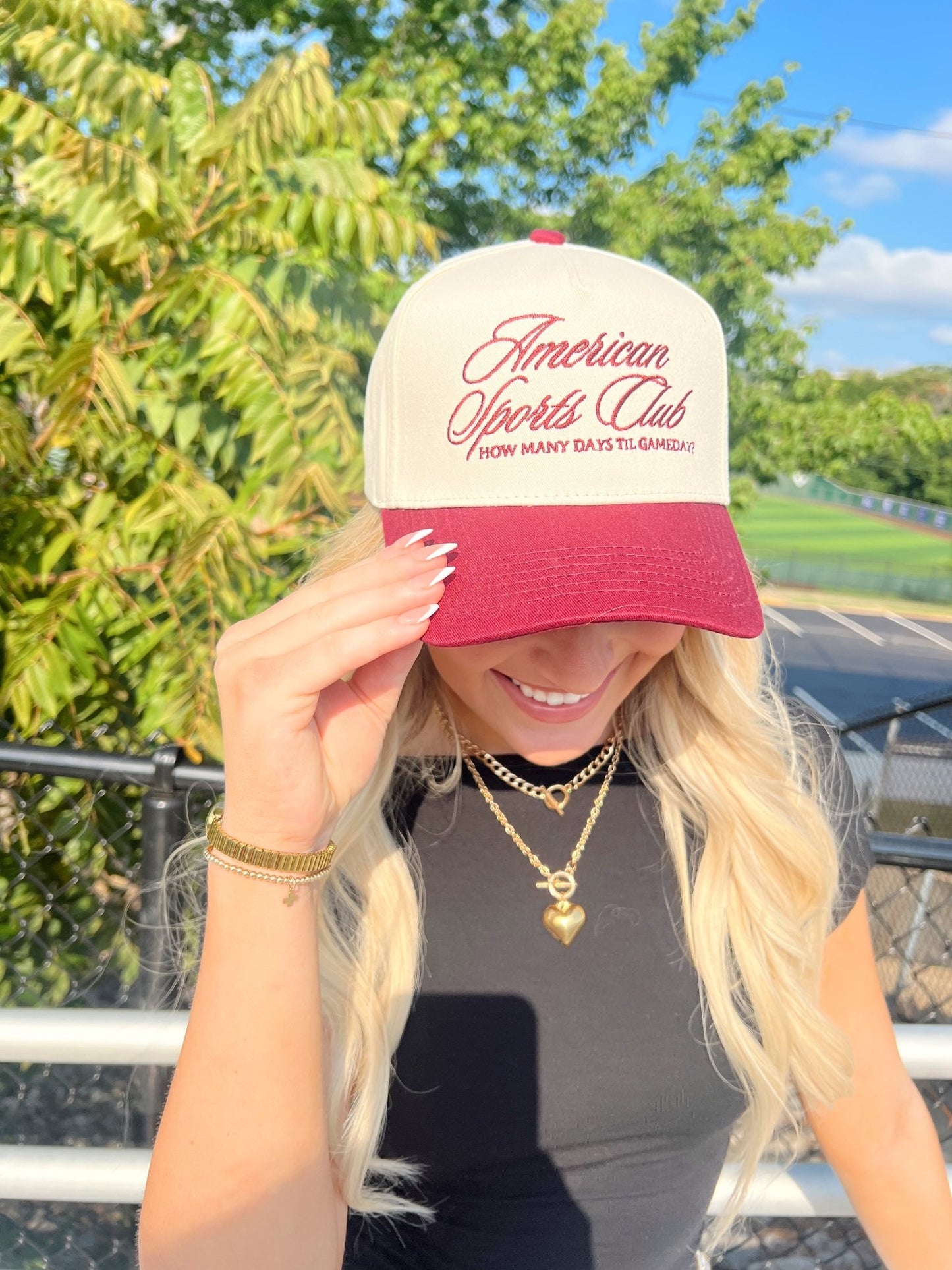 American Sports Club Vintage Trucker Hat - Shop LINNY CO