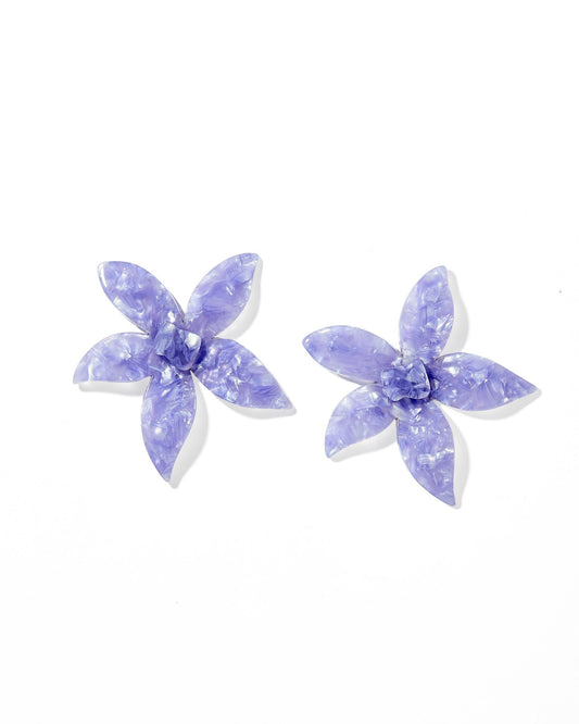 Annie Statement Earring - Periwinkle - Shop LINNY CO