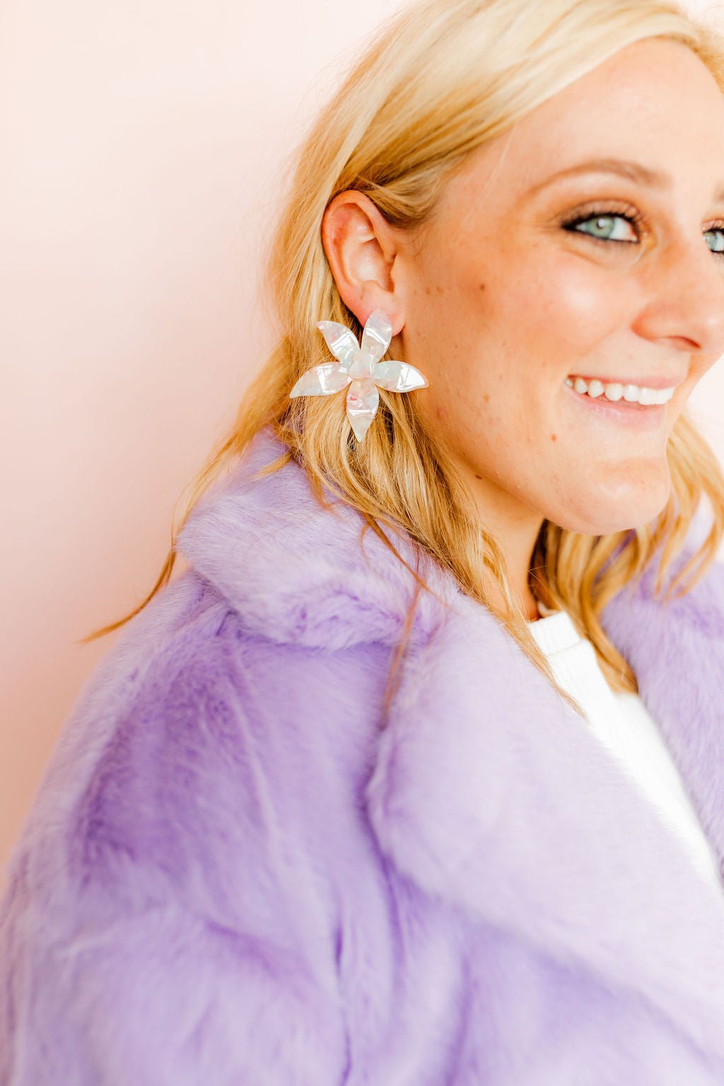 Annie Statement Earring - Sugar Plum - Shop LINNY CO