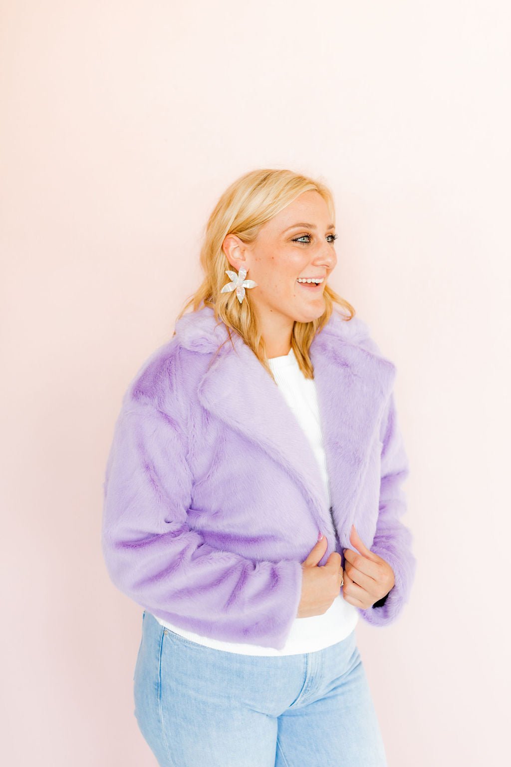 Annie Statement Earring - Sugar Plum - Shop LINNY CO