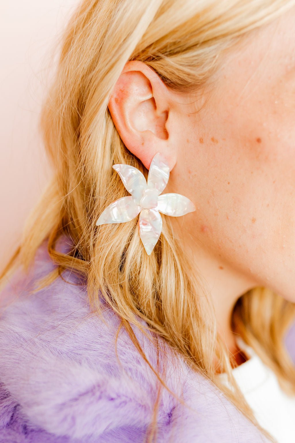 Annie Statement Earring - Sugar Plum - Shop LINNY CO
