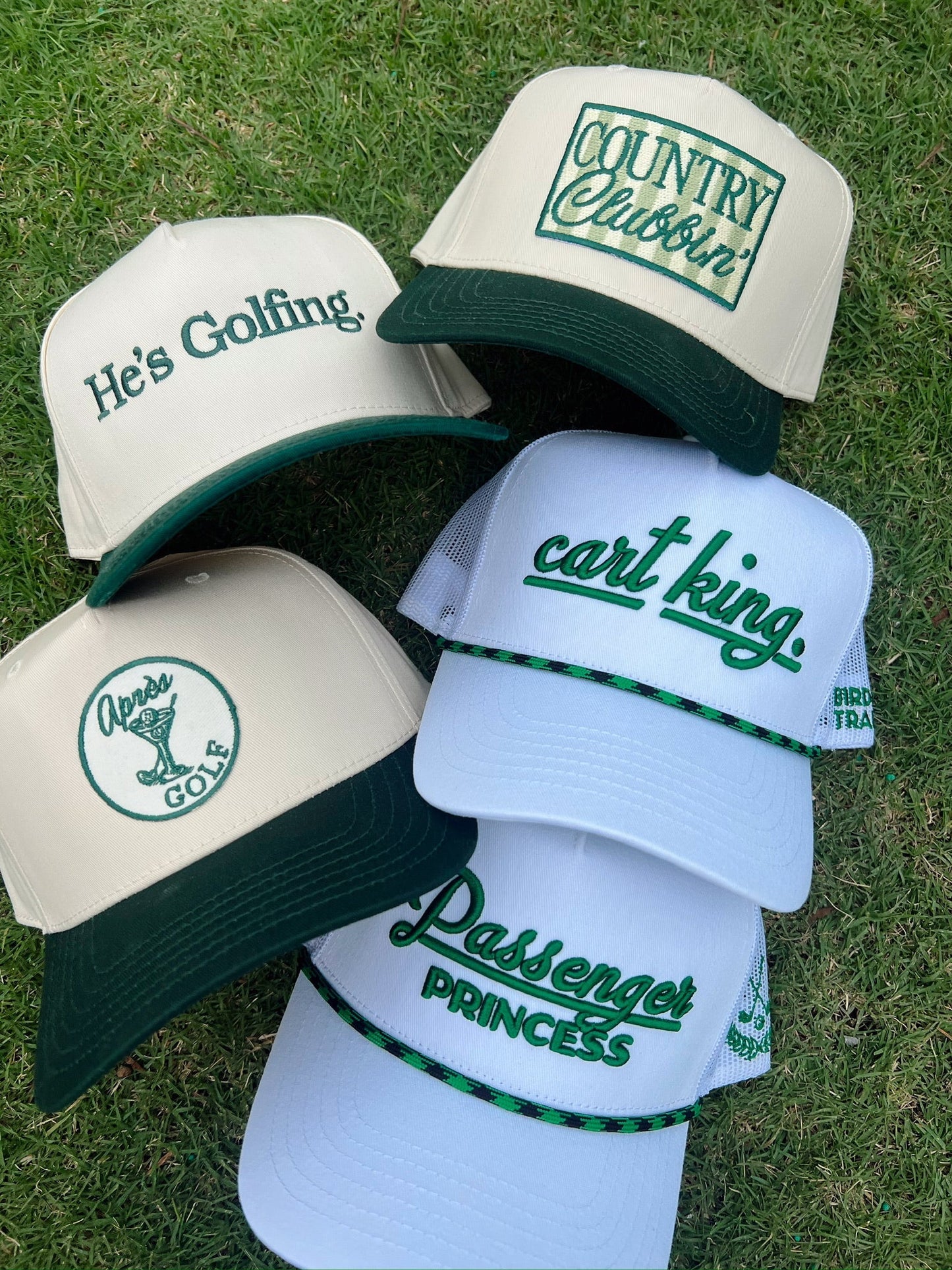 Apres Golf - Green Vintage Trucker Hat - Shop LINNY CO