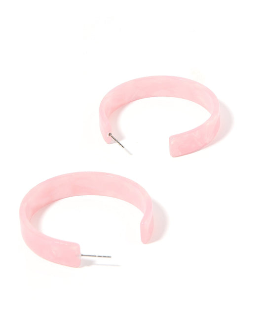 Ashley Medium Hoop Earrings - Ballet Slipper - Shop LINNY CO