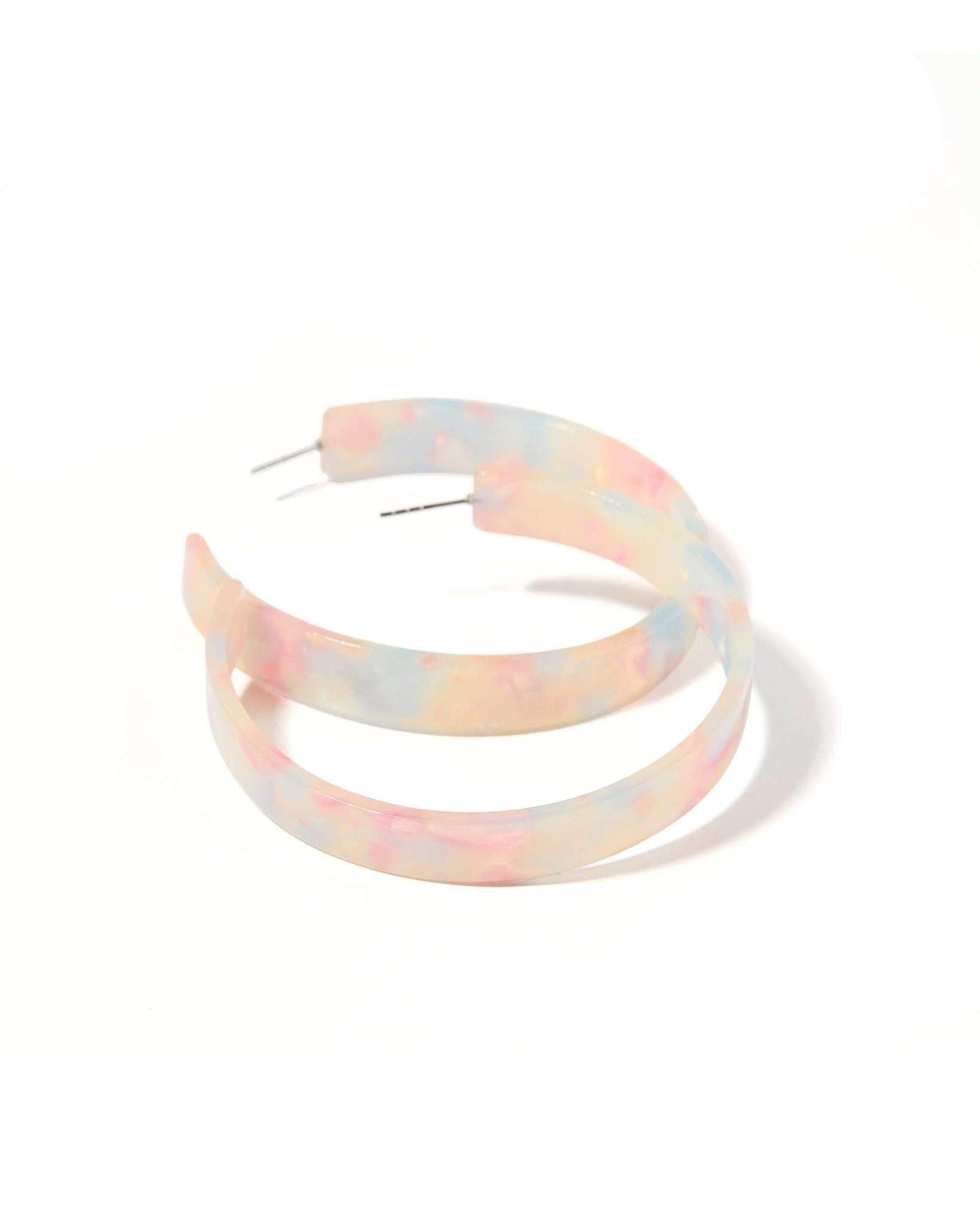 Ashley Mega Hoop Earrings - Sugar Plum - Shop LINNY CO