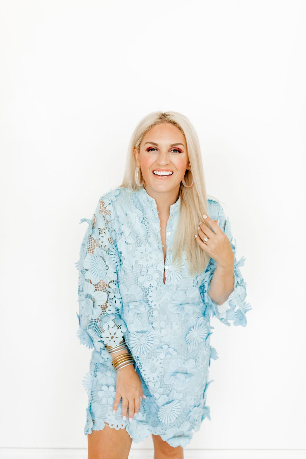 Ashley Mega Hoop Earrings - Sugar Plum - Shop LINNY CO