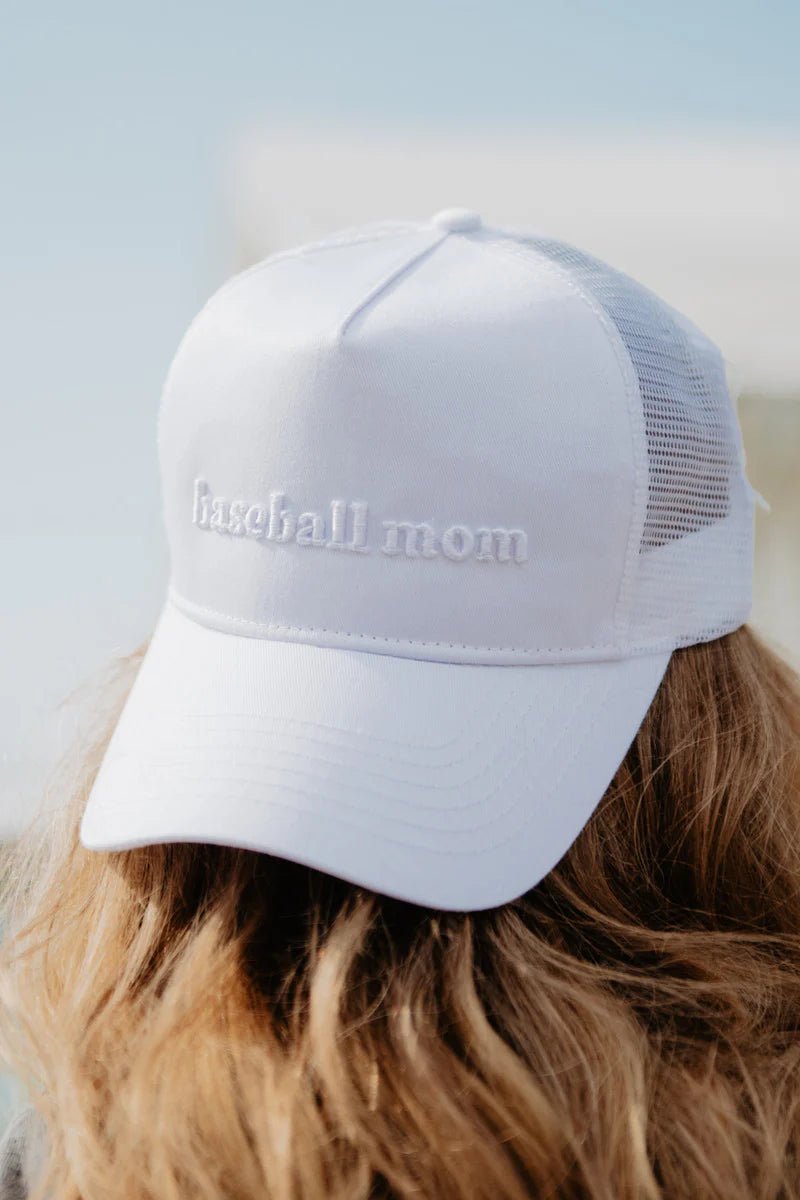 Baseball Mom - Vintage Trucker Hat - Shop LINNY CO