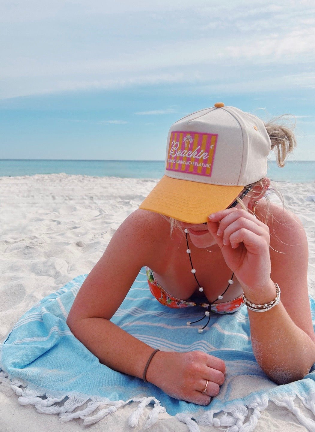 Beachin' - Vintage Trucker Hat - Shop LINNY CO