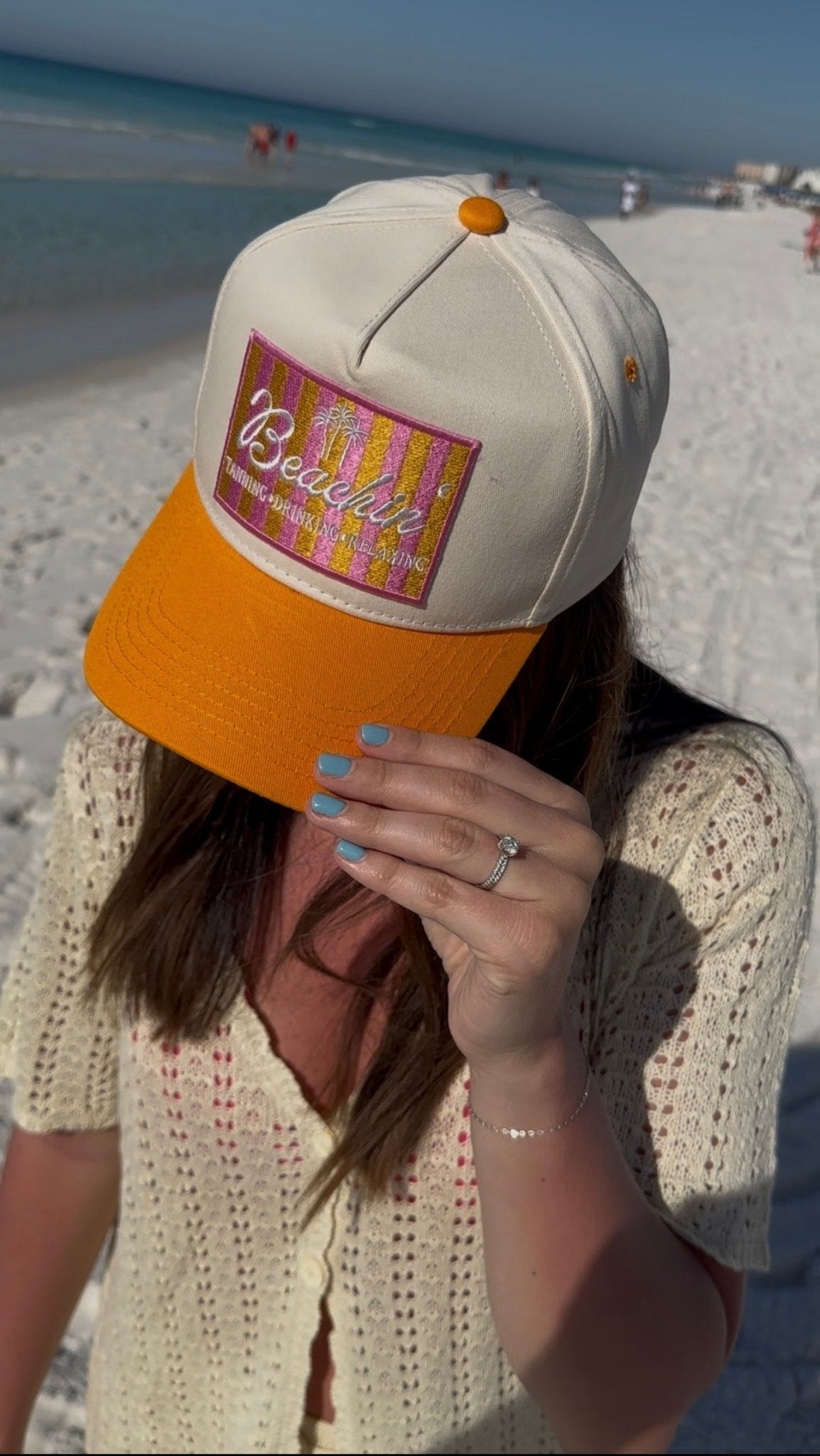 Beachin' - Vintage Trucker Hat - Shop LINNY CO