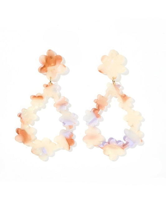 Bianca Statement Earrings - Lavender Honey - Shop LINNY CO