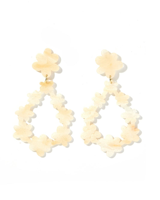 Bianca Statement Earrings - Milky Way - Shop LINNY CO