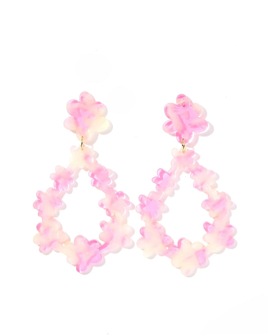 Bianca Statement Earrings - Rose Water - Shop LINNY CO