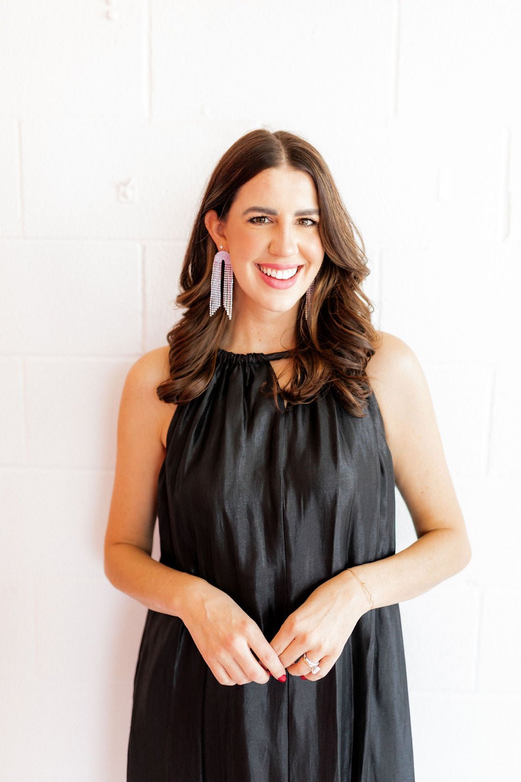 Blair Statement Earrings - Lavender - Shop LINNY CO