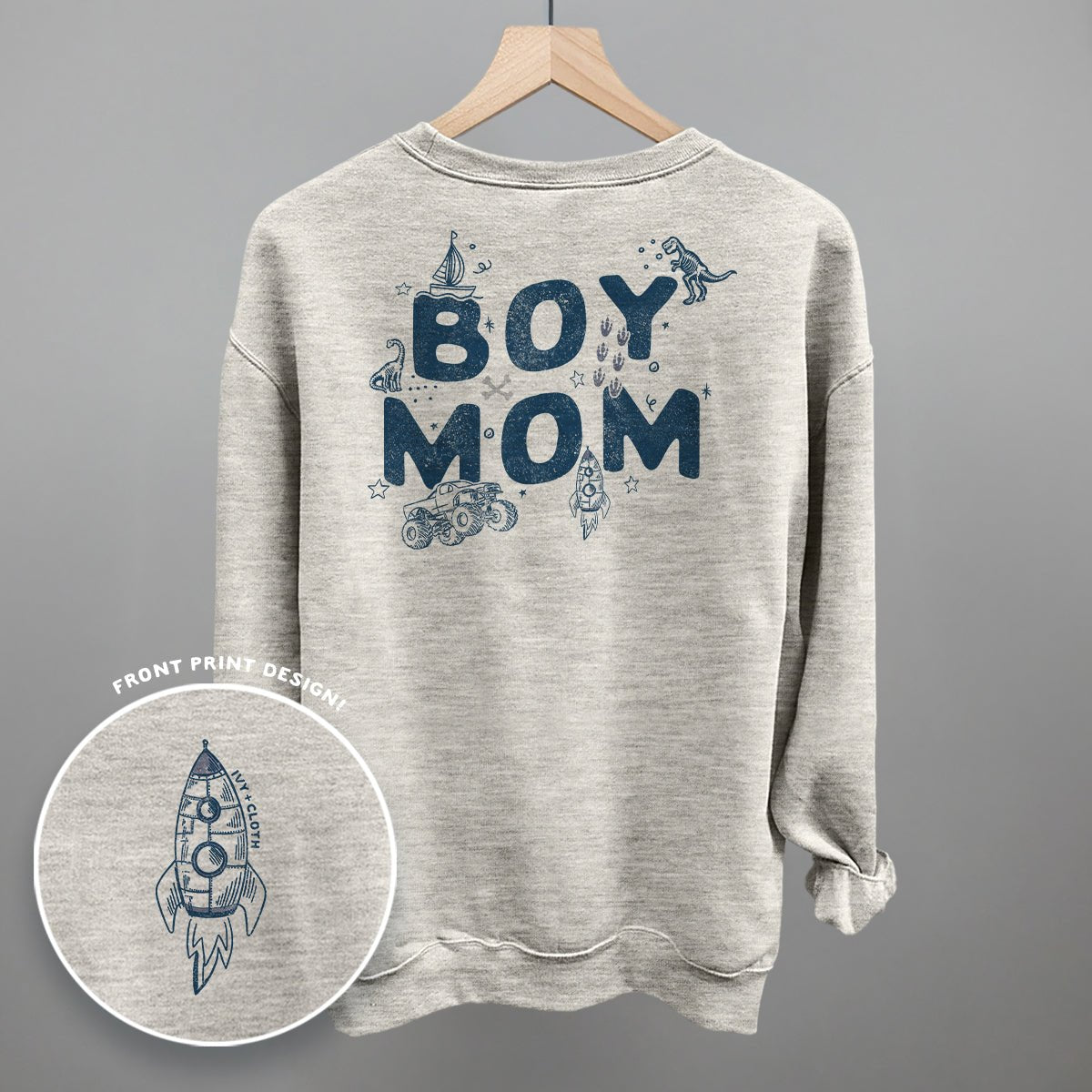 Boy Mom Doodles (Back Print) - Shop LINNY CO