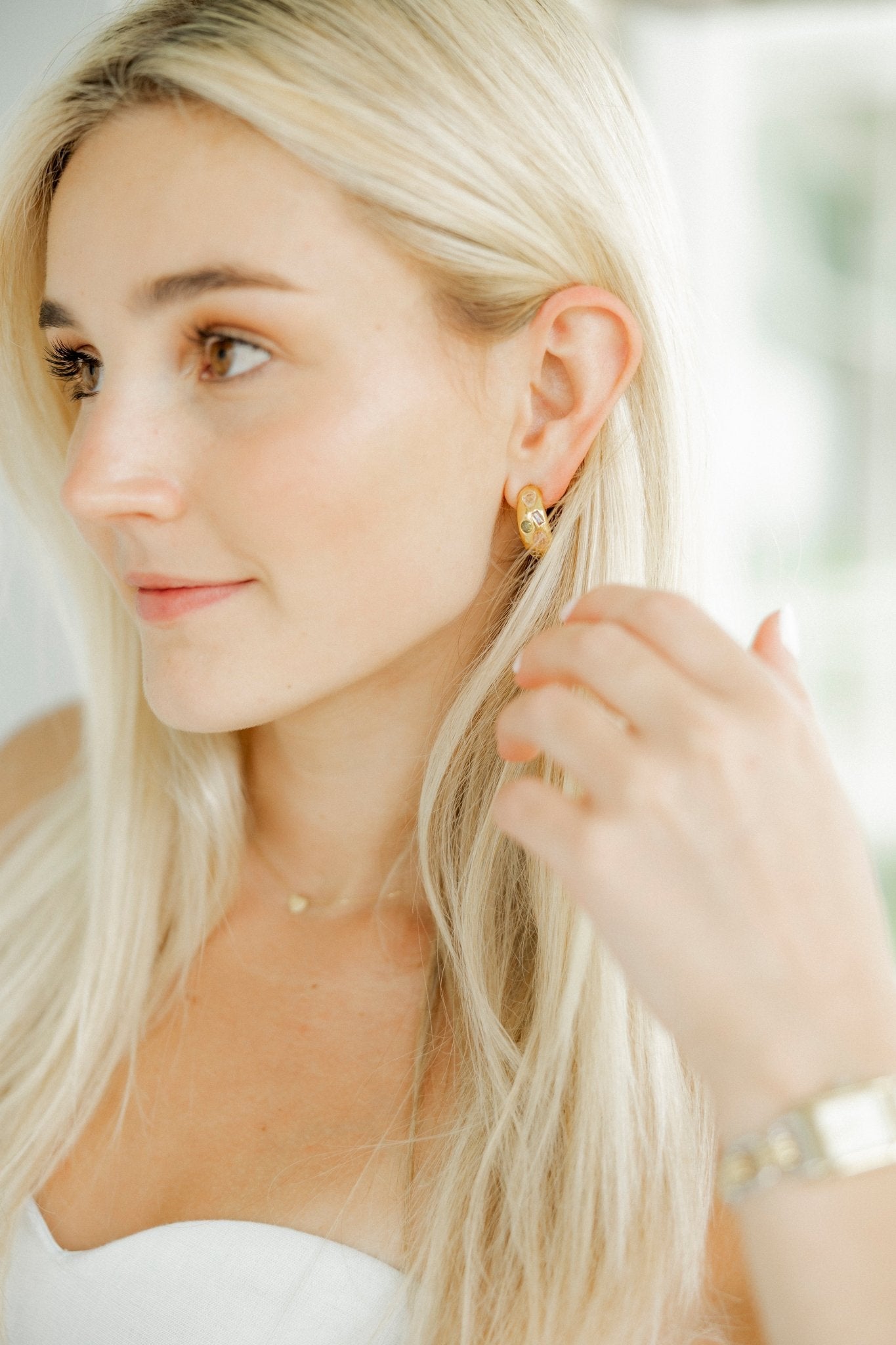 Britton Hoop Earrings - Shop LINNY CO