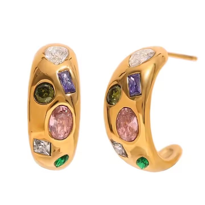 Britton Hoop Earrings - Shop LINNY CO