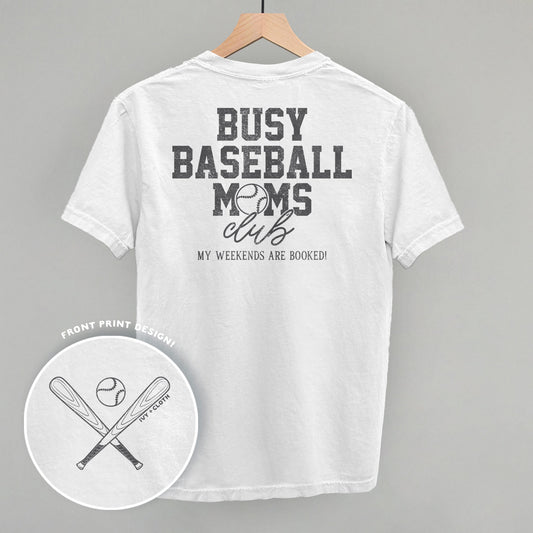 Busy Baseball Moms Club (Back Print) - Shop LINNY CO