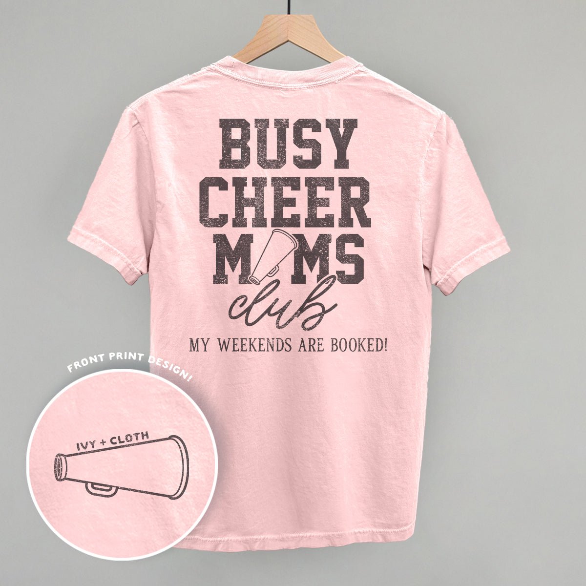 Busy Cheer Moms Club (Back Print) - Shop LINNY CO