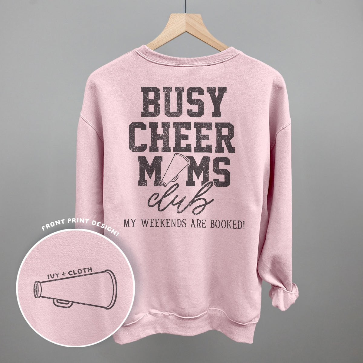 Busy Cheer Moms Club (Back Print) - Shop LINNY CO
