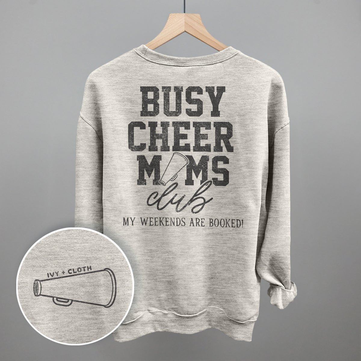 Busy Cheer Moms Club (Back Print) - Shop LINNY CO