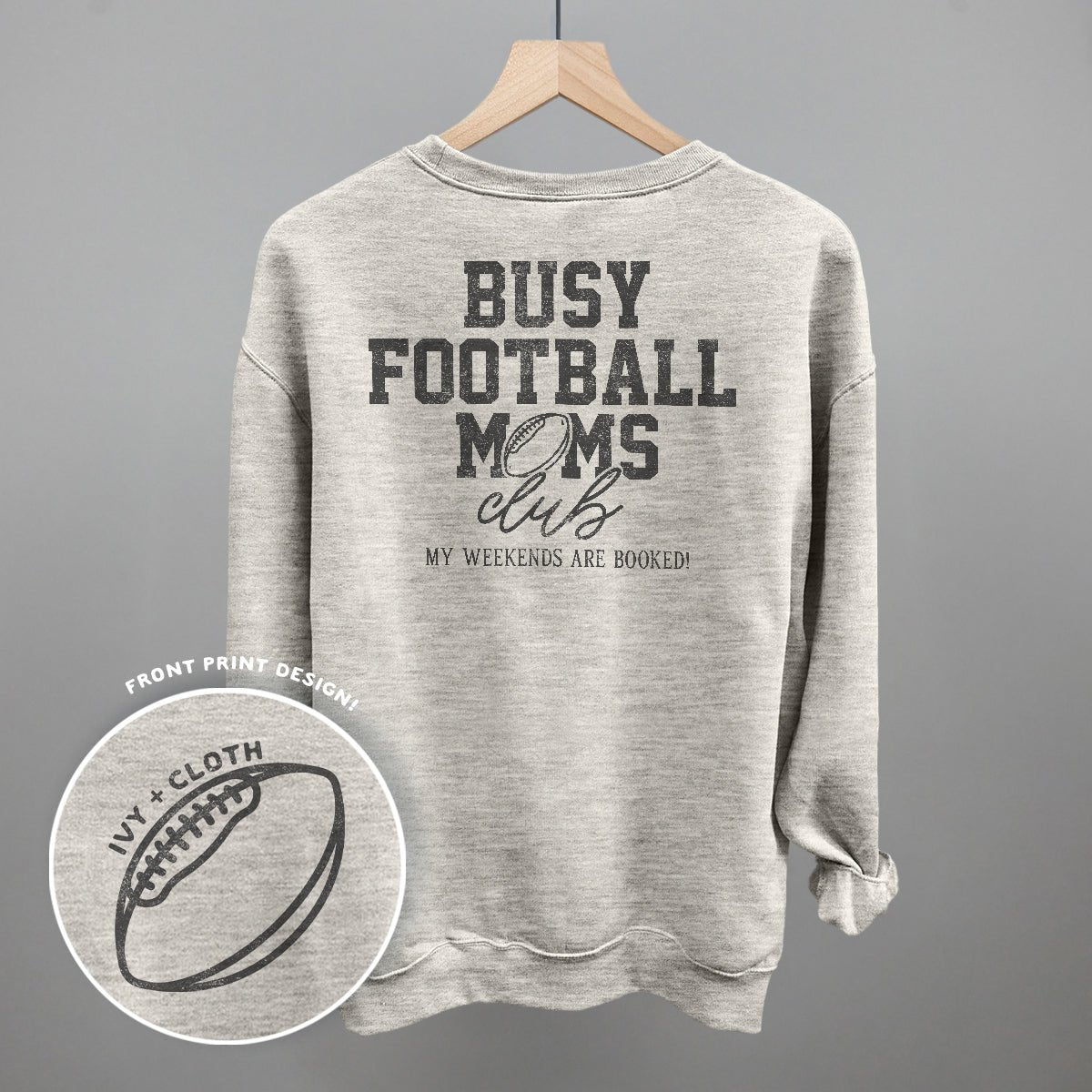 Busy Football Moms Club (Back Print) - Shop LINNY CO