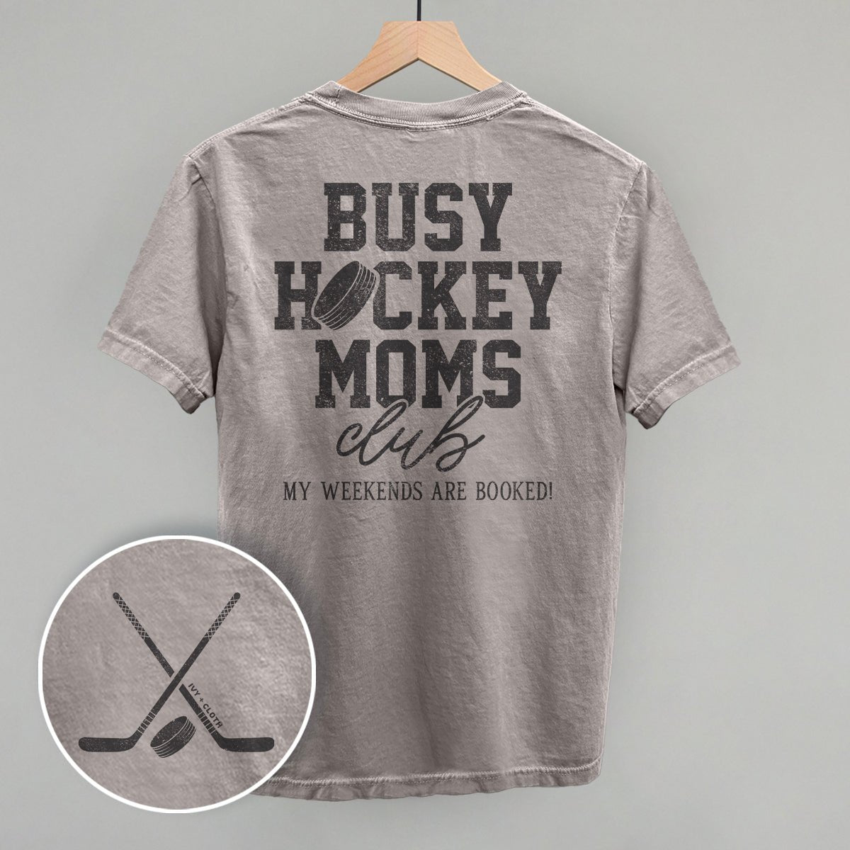 Busy Hockey Moms Club (Back Print) - Shop LINNY CO