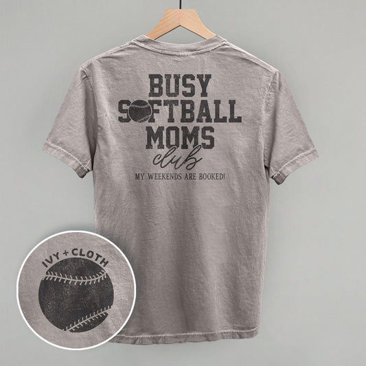 Busy Softball Moms Club (Back Print) - Shop LINNY CO