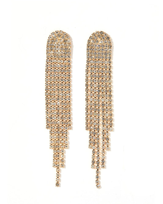 Carrie Statement Earrings - Gold - Shop LINNY CO