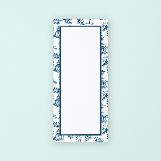 Chinoiserie Lists Pad - Shop LINNY CO