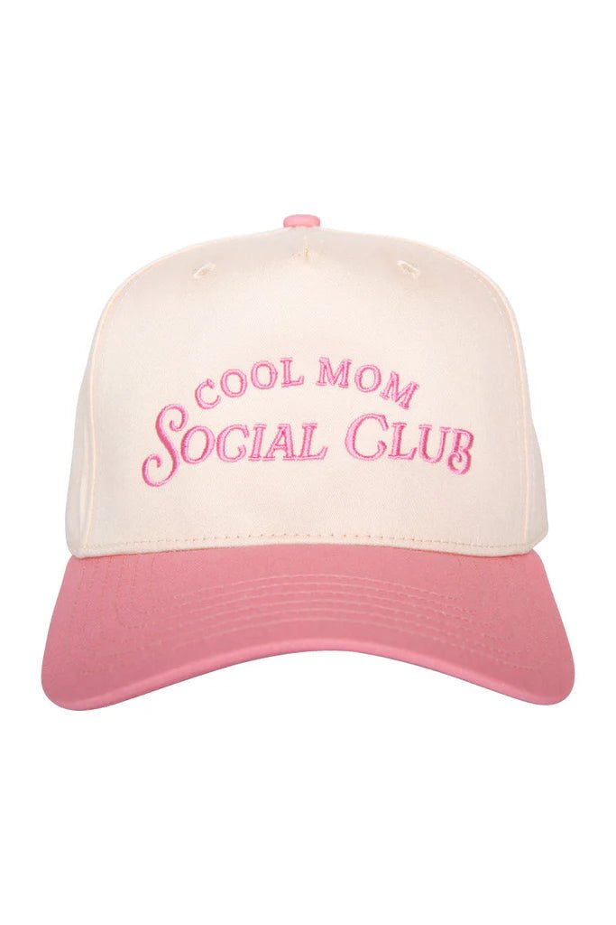 Cool Mom Social Club Pink - Vintage Trucker Hat - Shop LINNY CO