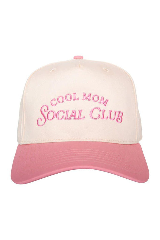 Cool Mom Social Club Pink - Vintage Trucker Hat - Shop LINNY CO