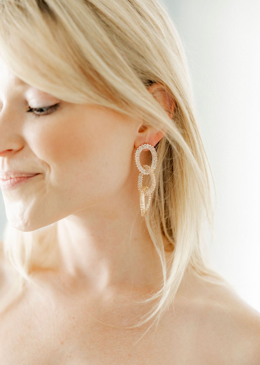 Courtney Statement Earring - Gold - Shop LINNY CO