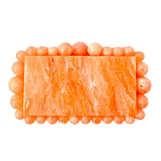 Daphne Clutch - Orange - Shop LINNY CO