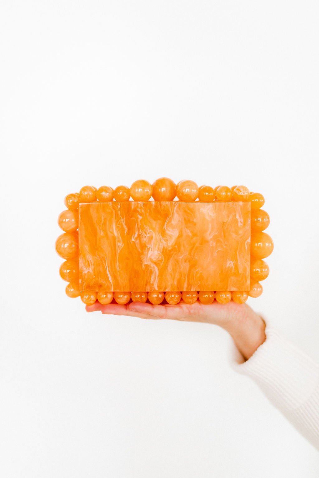 Daphne Clutch - Orange - Shop LINNY CO