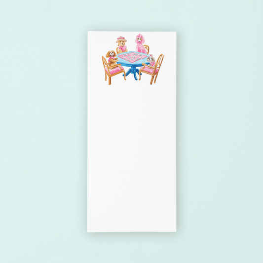 Dogs Playing Mahjong Listpad - Shop LINNY CO