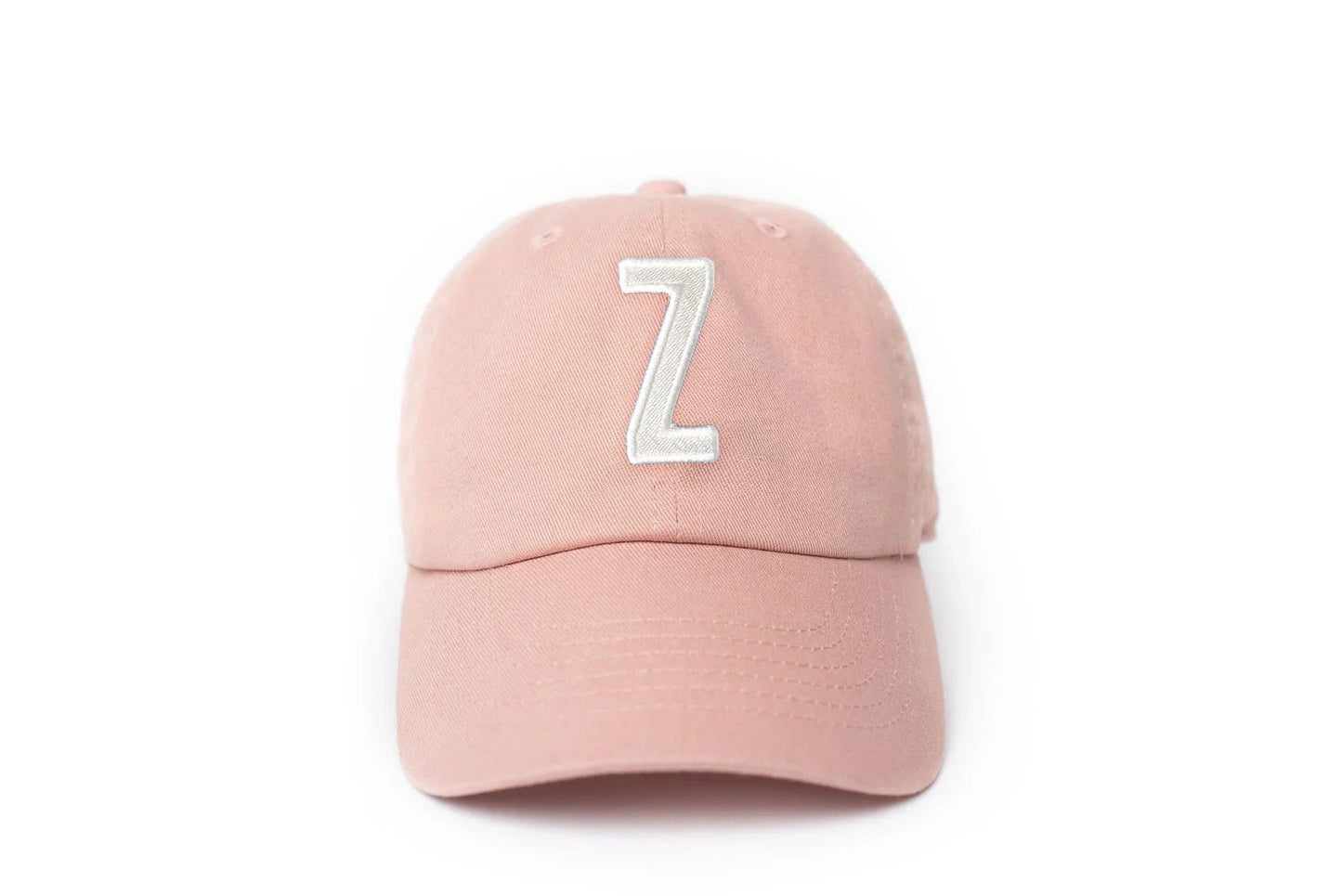 Dusty Rose Letter Baseball Hat - Shop LINNY CO