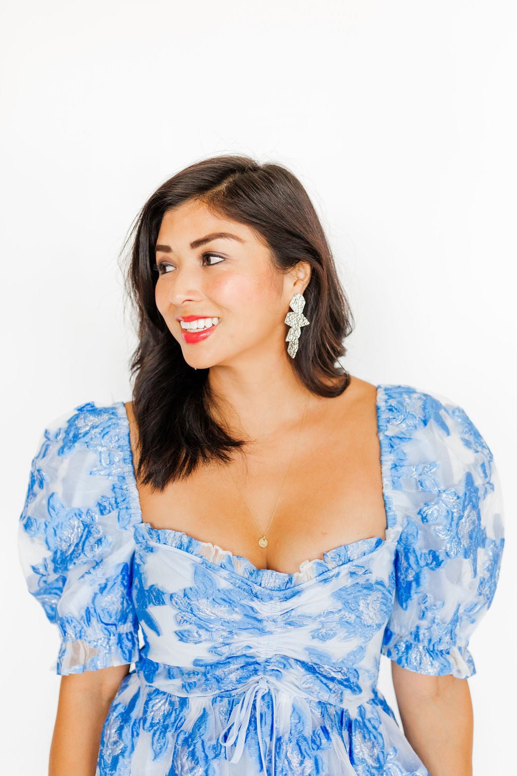 Electra Statement Earrings - Silver - Shop LINNY CO