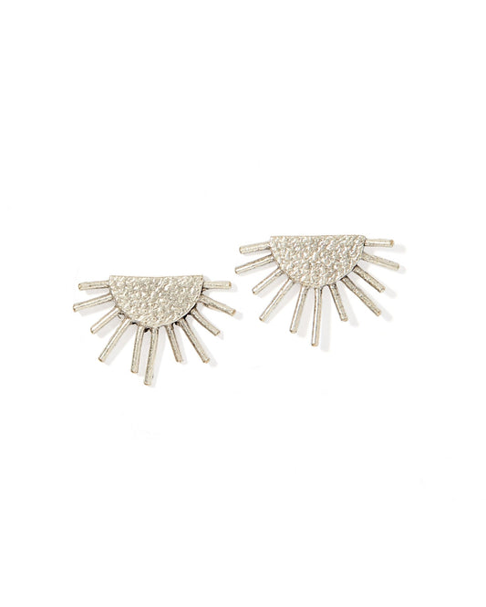 Elena Stud Earrings - Silver - Shop LINNY CO